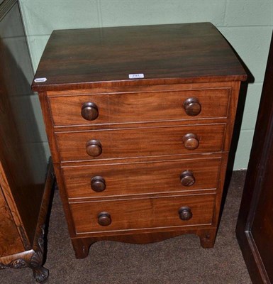 Lot 791 - An early 19th century commode on bracket feet