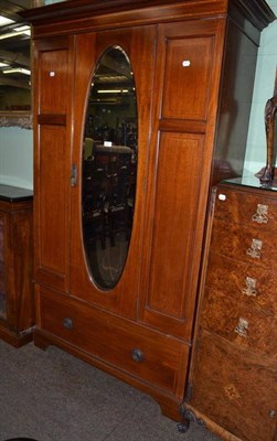 Lot 793 - Mahogany single wardrobe