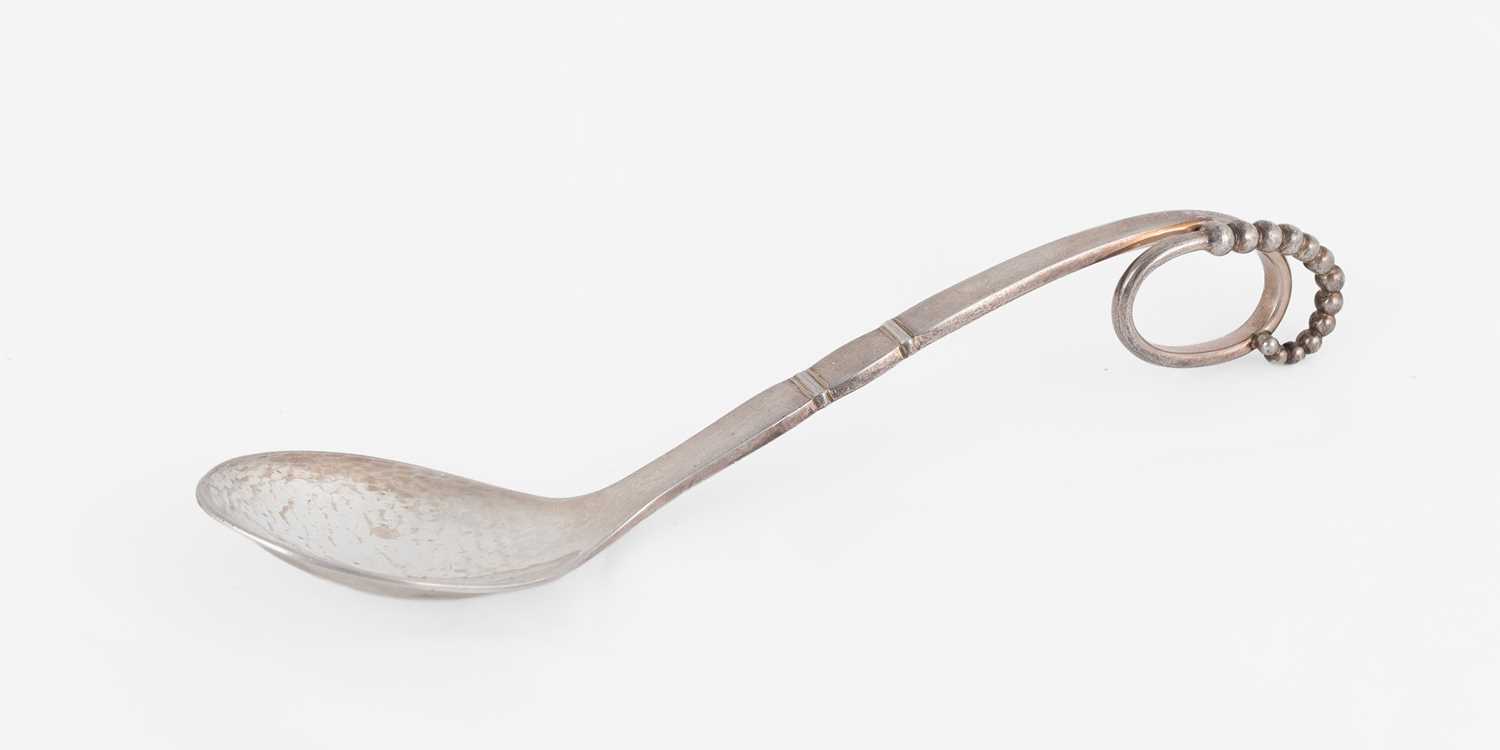 Lot 317 - A Danish Silver Spoon, by Georg Jensen,...