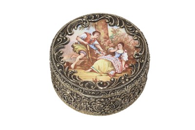 Lot 2037 - An Austro-Hungarian Silver-Gilt and Enamel Box