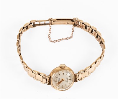 Lot 182 - A Lady's 9 Carat Gold Wristwatch, signed...