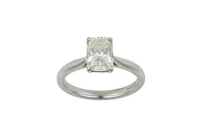 Lot 2276 - A Platinum Diamond Solitaire Ring the Phoenix...