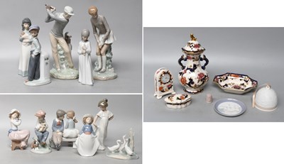 Lot 1187 - A Collection of Lladro and Nao Porcelain...