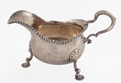 Lot 195 - A George V Silver Sauceboat, by John and Frank...