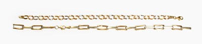 Lot 15 - A 9 Carat tri-Colour Gold Bracelet, length...