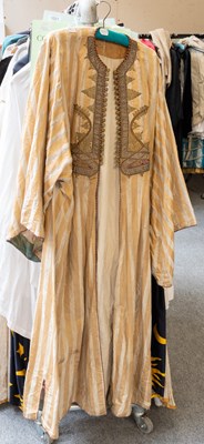 Lot 1020 - Late 19th Century Silk Striped Central Asian...