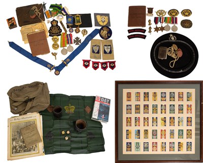 Lot 33 - A Second World War Group of Four Medals,...