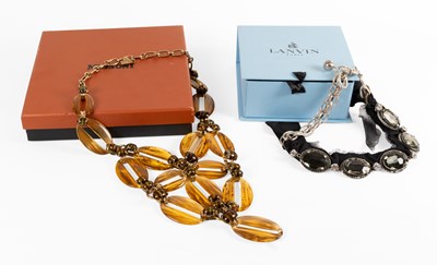 Lot A Paste Chocker Necklace, by Lanvin, with...