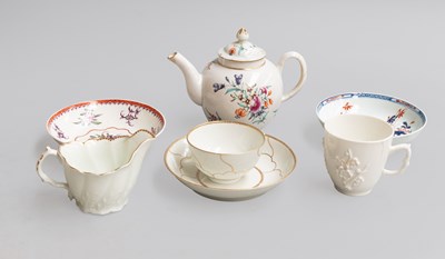 Lot 1065 - Bow, Lowestoft and Worcester Porcelain, 18th...