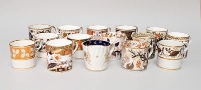 Lot 1072 - English Porcelain Coffee Cans, mainly early...