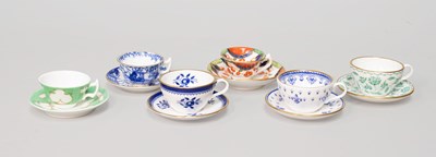 Lot 1071 - A Collection of English Porcelain Miniatures,...