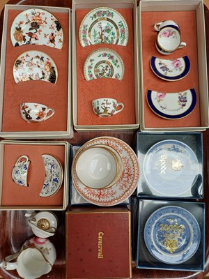 Lot 1071 - A Collection of English Porcelain Miniatures,...