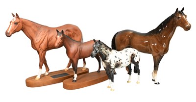 Lot 1086 - Beswick Horses, comprising: Connoisseur Model "...