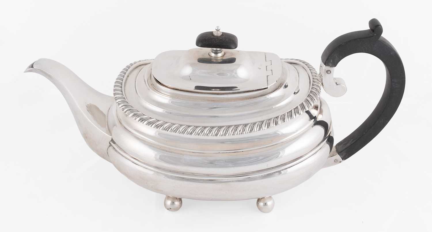 Lot 192 - A George V Silver Teapot, by William Hutton...