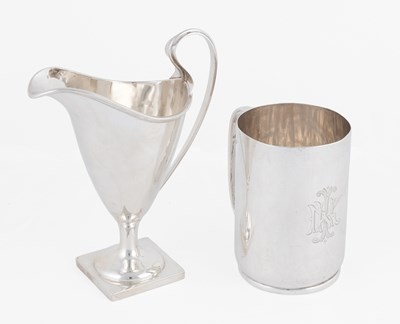 Lot 191 - A Victorian Silver Cream-Jug and a Victorian...