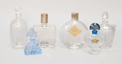 Lot 1100 - A Collection of Glass Scent Bottles, including...