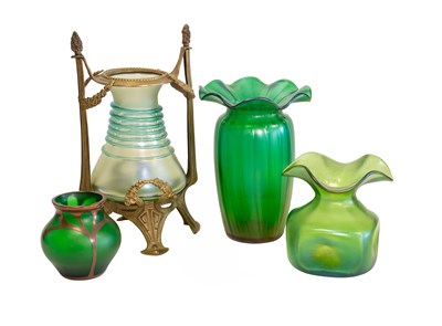 Lot 649 - An Art Nouveau Bronze Mounted Wilhelm Kralik...