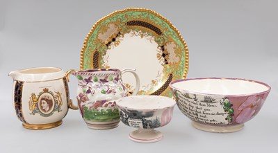 Lot 1111 - A Collection of Sunderland Lustre Pottery,...