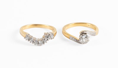 Lot 38 - An 18 Carat Gold Diamond Solitaire Ring, the...