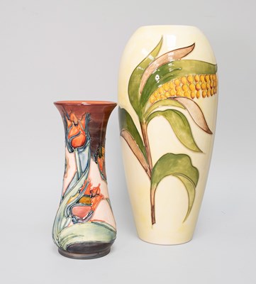 Lot 1074 - A Modern Moorcroft Pottery Vase, "Red Tulip"...
