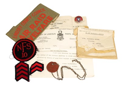 Lot 208 - A Grouping of Second World War National Fire...