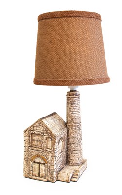 Lot 624 - A Troika Pottery Tin Mine Engine House Lamp...