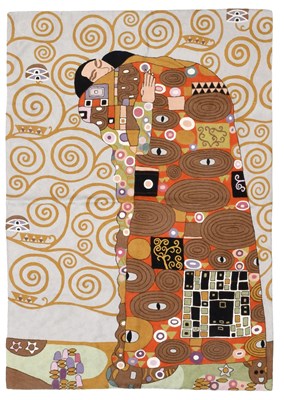 Lot 745 - Kashmiri Handmade Chainstitch Wool Rug, after...