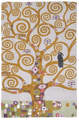 Lot 746 - Kashmiri Handmade Chainstitch Wool Rug, after...