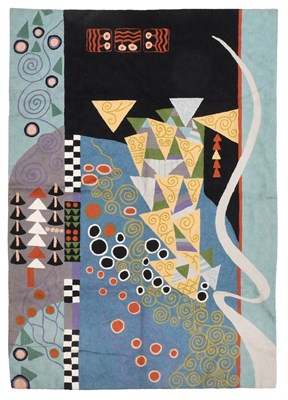 Lot 747 - Kashmiri Handmade Chainstitch Wool Rug, after...