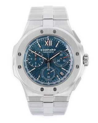 Lot 2376 - Chopard: A Stainless Steel Automatic Calendar...