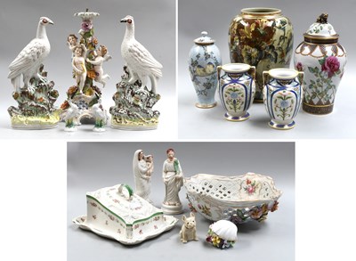Lot 1125 - A Collection of British and European Ceramics,...