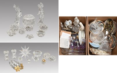 Lot 1145 - A Collection of Swarovski and Waterford...