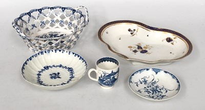 Lot 80 - A Worcester Porcelain Saucer, circa 1760,...