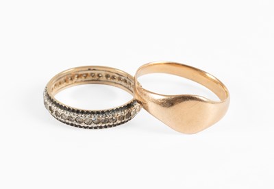 Lot 107 - A 9 Carat Gold Eternity Ring, finger size O;...