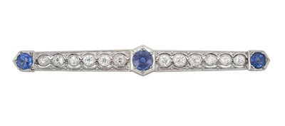 Lot 2321 - An Early 20th Century Sapphire and Diamond...