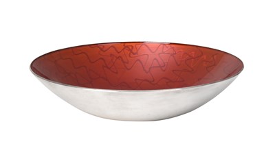 Lot 2117 - A Norwegian Silver and Enamel Bowl
