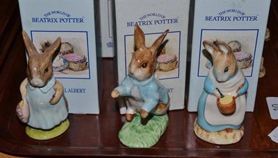 Lot 10 - Ten Royal Albert Beatrix Potter figures (boxed)