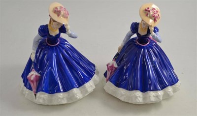 Lot 12 - Two Royal Doulton figures of 'Mary', HN3375 (boxed)