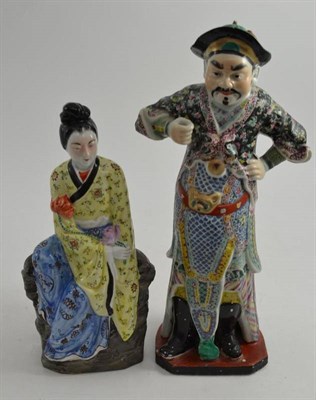 Lot 16 - Two Japanese porcelain figures