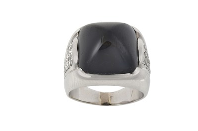Lot 2247 - A Sapphire and Diamond Ring the sugarloaf...