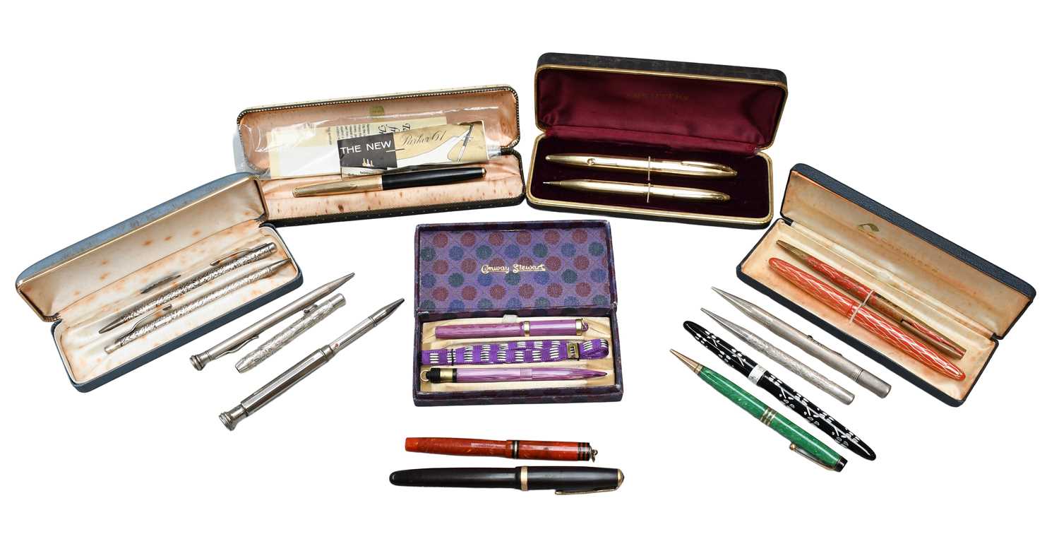Lot 236 - A Collection of Assorted Writing Implements,