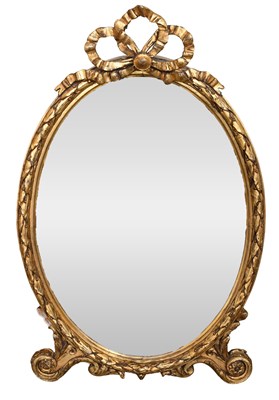 Lot 594 - A 19th Century Gilt Framed and Ribbon-Tied...