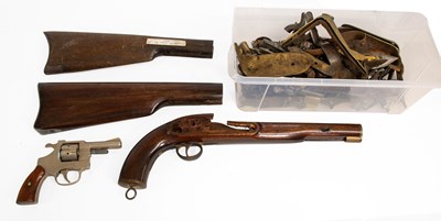 Lot 296 - A Quantity of Gun Parts and Accessories,...