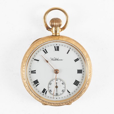 Lot 141 - A Lady's 18 Carat Gold Fob Watch, signed...