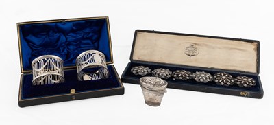 Lot 228 - A Collection of Assorted Silver, including a...