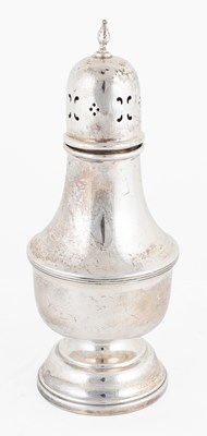 Lot 202 - A George V Silver Caster, by Marson and Jones,...
