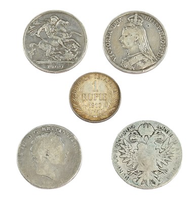 Lot 175 - Assorted British and World Silver Coins, to...