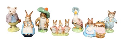 Lot 537 - Beswick Beatrix Potter Figures, including Tom...