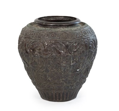 Lot 104 - An Indian Copper Jar, 19th century, of ovoid...