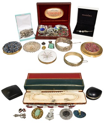 Lot 6 - A Quantity of Jewellery, including a Pandora...